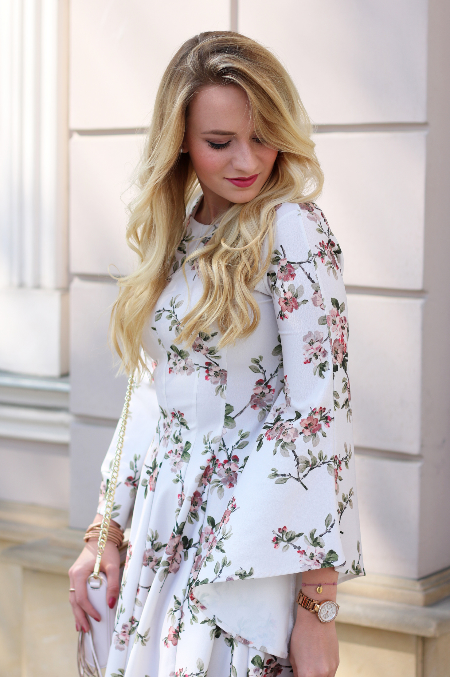 wedding-day-miss-selfridge-floral-white-dress-heels-girl-blonde (5)