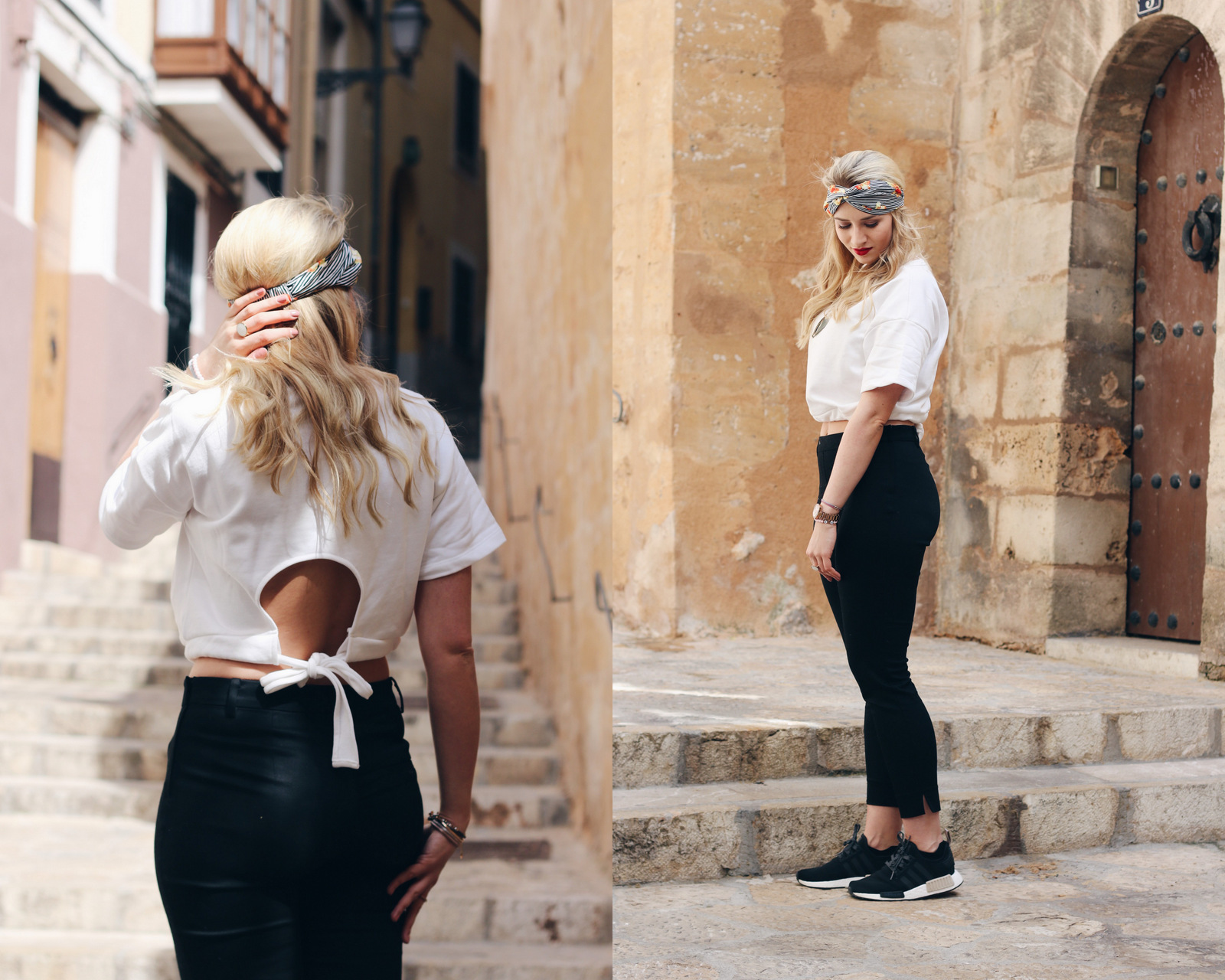 Mrsbrightside-outfit-look-travel-blogger-headband-zara-adidas-nmd-jeansjacke-sweater-cutout-palma-de-mallorca-spain3