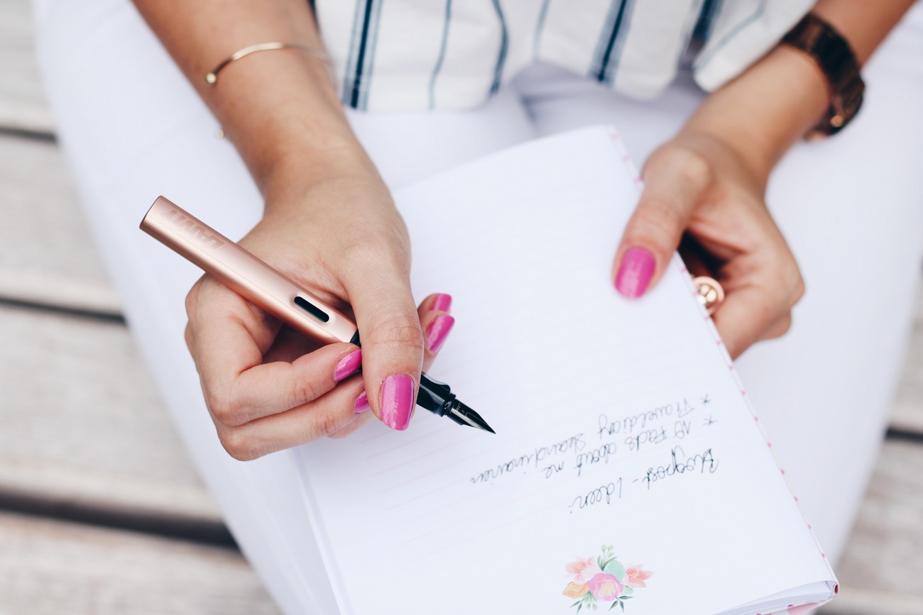Mrs. Brightside Lamy Kooperation Handschrift Handwriting Füller Stifte Notizen Lifestyle Post Blogger