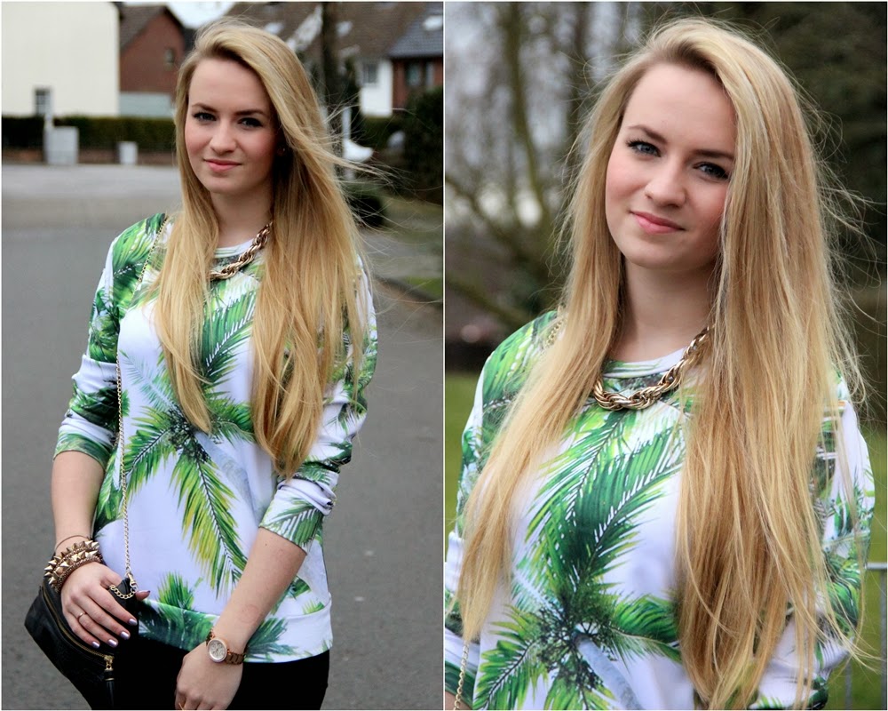 Outfit: Palm Tree-Sweater
