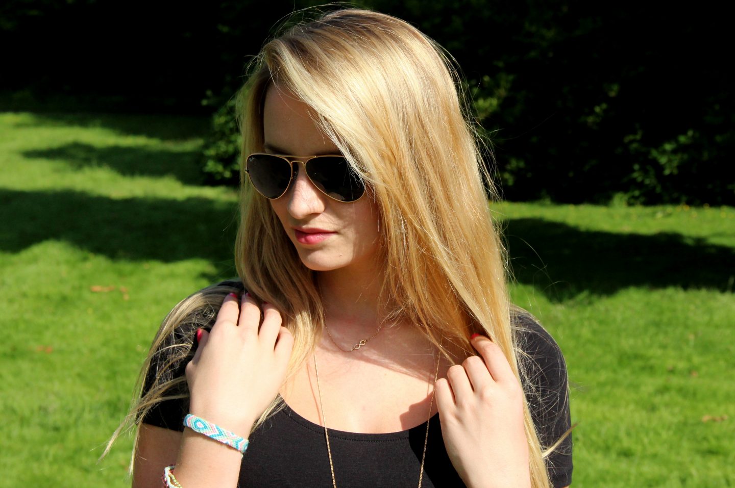 Outfit: Maxiskirt & Crop-Top