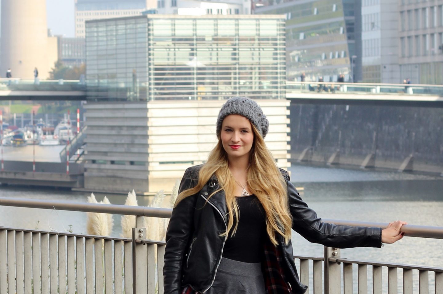 Outfit: Leather & Checkered