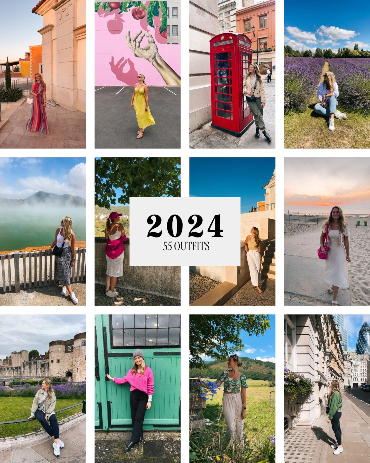 Jahresrückblick 2024 – 55 Outfits