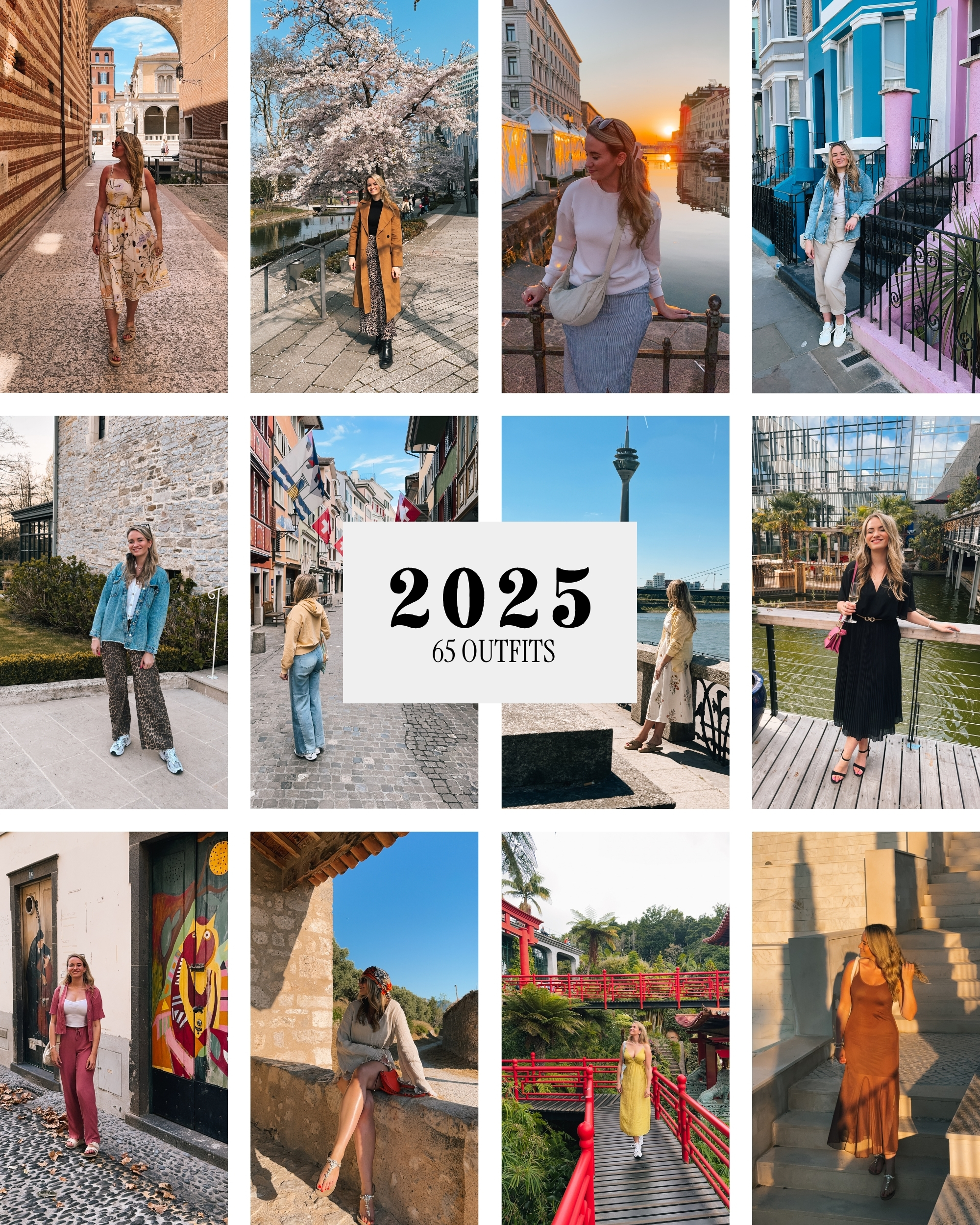 Jahresrückblick 2025 – 65 Outfits